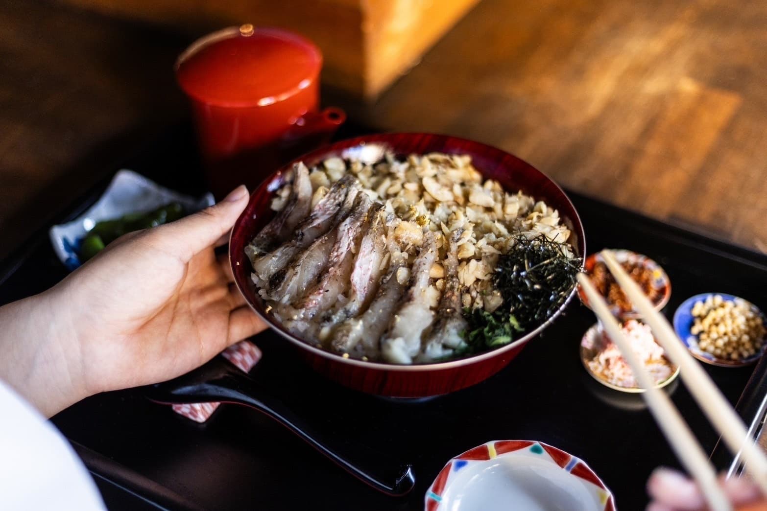 あえのことののどぐろ丼